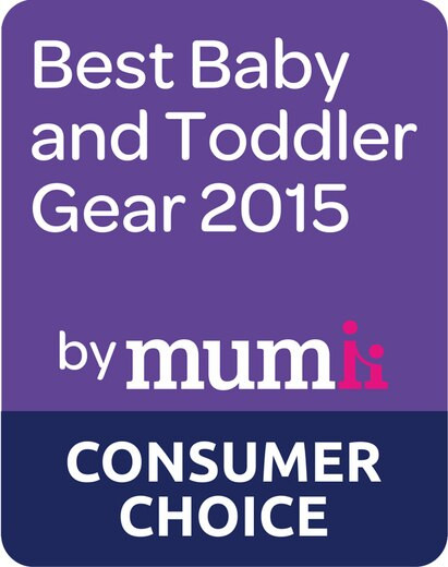 Awarded the Best Baby and Toddler Gear Consumer Choice at the Mumii UK Awards 2015