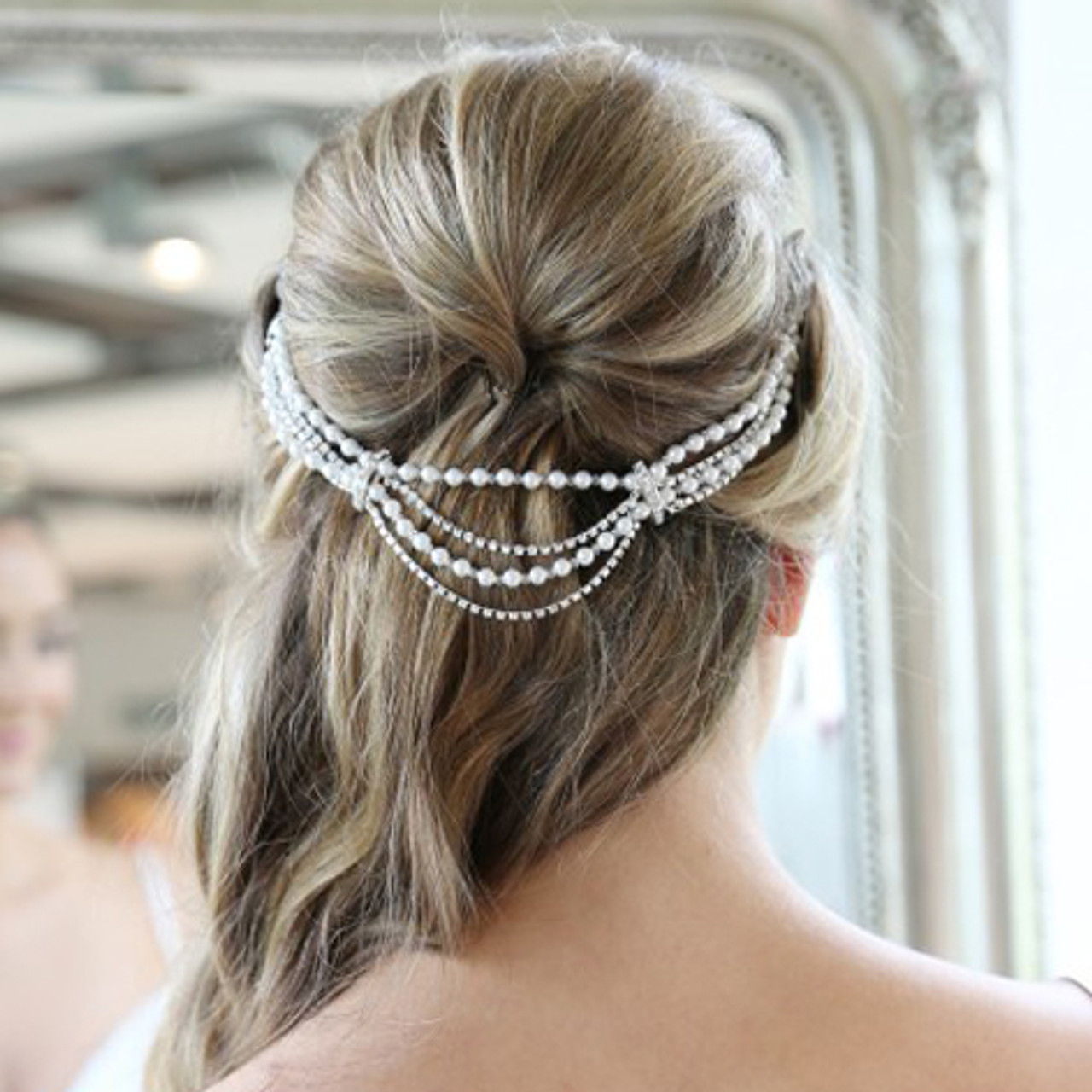 Bridal Hair Chain 