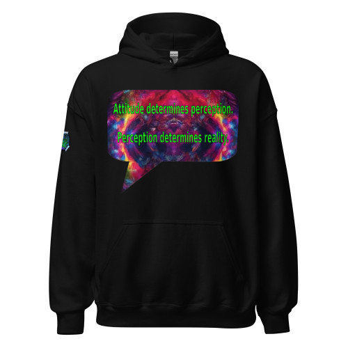 Attitude determines perception. Perception determines reality. | pullover hoodie