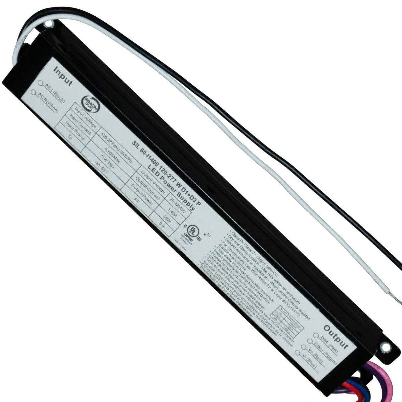 SIMON DRIVER SIL 60-I1400 - LEDD-10082 - PLT