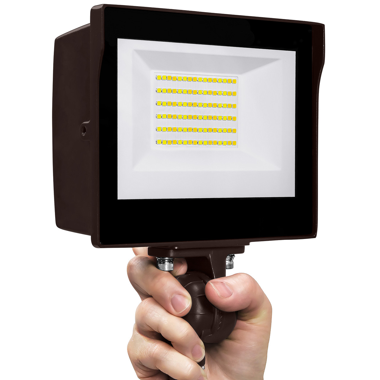 LED 15W FLD LT WHITE KNKL - 3K-4K-5K 2260LM 120-277V - PLT-13084 - PLT