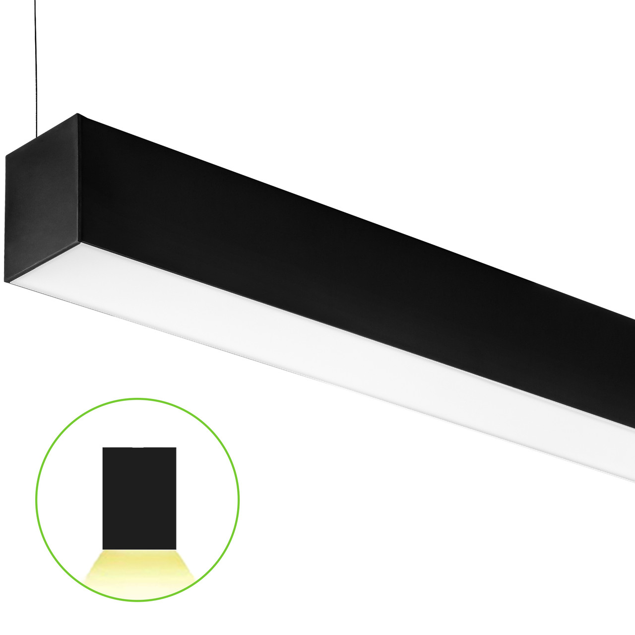 LED 4FT 35W LINEAR SLCT BLACK - 4340 LUMENS - PLT-80088 - PLT