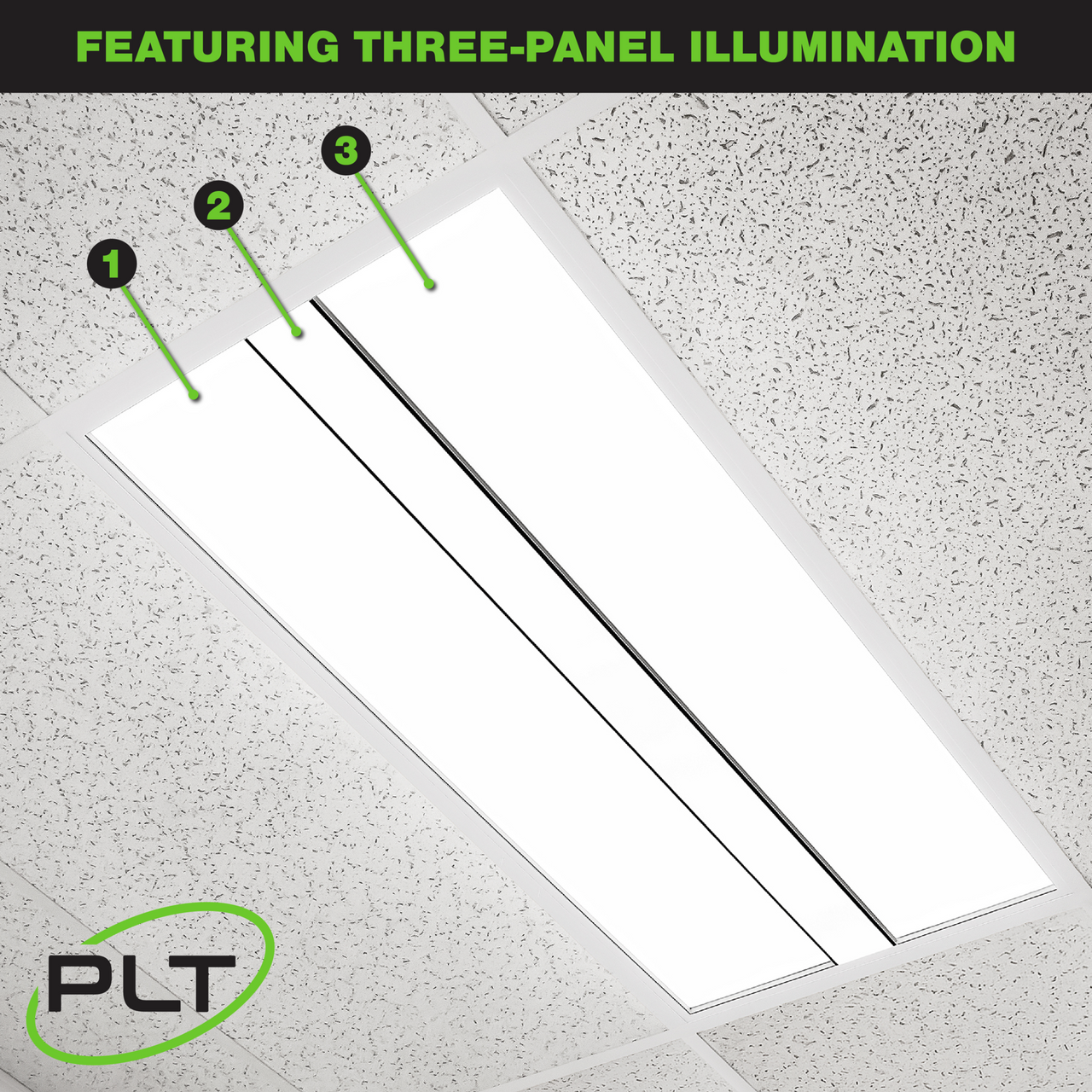 LED 2X4 SLCT PANEL TROFFER 2PK - WATT AND COLOR SELECT - PLT-80093