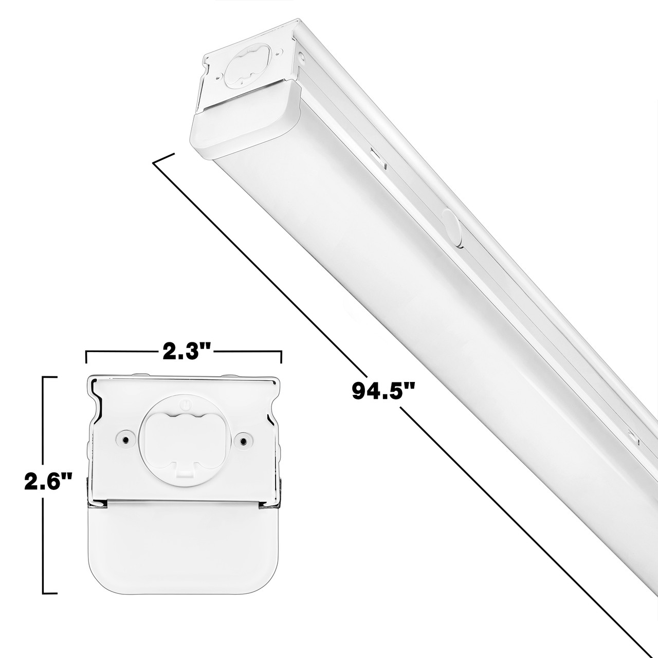 LED 8FT 80W LINK STRIP LIGHT - 5000K - PLT-90483 - PLT