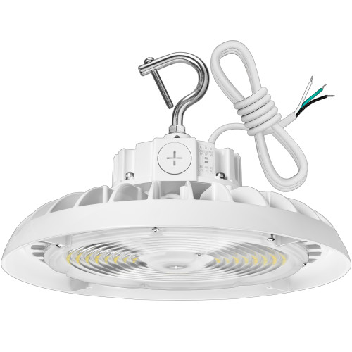 240W MAX UFO HIBAY 277-480V WH - 3500K-4000K-5000K 35000LM MAX - PLT-12750
