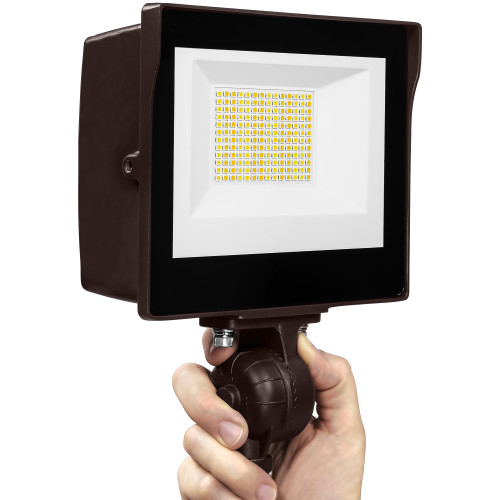 LED 15W FLD LT WHITE KNKL - 3K-4K-5K 2260LM 120-277V - PLT-13084 - PLT