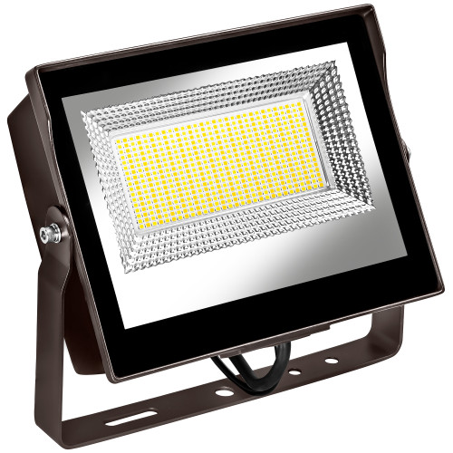 LED 80W FLD LT SLVR YOKE - 3K-4K-5K 11500LM 120-277V - PLT-13094