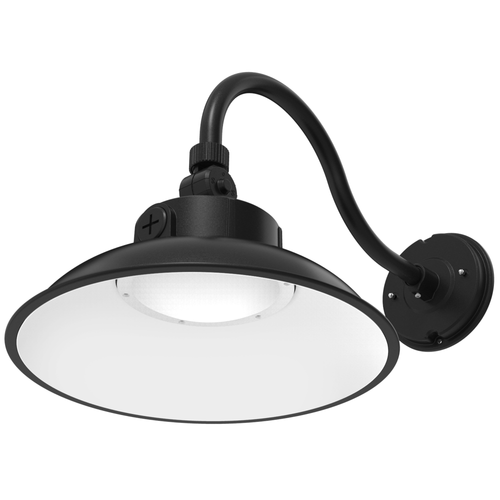 LED SELECT GOOSENECK SCONCE BL - 30-40-50W 6500LM MAX 3K-4K-5K - PLT-13203