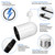 PAR30 Track head - Halo System - E26 PAR30 75W - WHITE - PLT-10202
