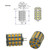 LED - GY6.35 - 6W - 3000K - 675 LUMEN - 10V TO 30V DC - PLT-10349B