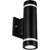 LED UP/DOWN WALLPK W/RING BLK - 10-20-30W CCT SLCT 2790LM - PLT-12970