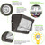 50W LED WALL PK CCT SEL PHOTO - 4K-5K 6900LMS MAX 120-277V - PLT-12997