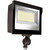 LED 60W FLD LT SLVR KNKL - 3K-4K-5K 8370LM 120-277V - PLT-13091