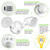 LED SECURITY CCT SELECT WHT - 1800 LUMENS - PLT-20267