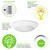 LED SURFMOUNT CCT SLCT 4IN WHT - 610 to 740 LUMENS - PLT-20280