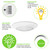 LED SURFMOUNT CCT SLCT 6IN WHT - 975 to 1290  LUMENS - PLT-20281
