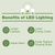 LED 2FT 20W VAPORTIGHT 5000K - 2640 LUMENS - PLT-80096
