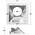 6IN WALL WASH TRIM SQUARE - PLT-90336