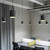LED 4IN CYL PENDANT 3500K BLCH - 1045 TO 2350LM - PLT-90395