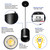 LED 4IN CYL PENDANT 3500K BLBL - 1045 TO 2350LM - PLT-90396