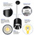 LED 6IN CYL PENDANT 3500K BLCH - 2100 TO 4200LM - PLT-90403