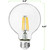 LED FILAMENT G25 4W 2700K - 350LM E26 DIM 90CRI ES CAL - PLTS-12032