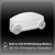 2W LED EMERG LIGHT WHITE - ROUND TWIN HEADS 120/277V - PLTS-50282