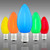 LED CIL C7 OPAQUE MULTI - REPLACEMENT BULBS 25 PACK - CMS-10263