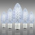 LED CIL C7 COOL WHT TRANSP - REPLACEMENT BULBS 25 PACK - CMS-10281