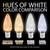 LED CIL C9 COOL WHITE TRANSP - REPLACEMENT BULBS 25 PACK - CMS-10293