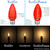 LED CIL C9 COOL WHITE TRANSP - REPLACEMENT BULBS 25 PACK - CMS-10293