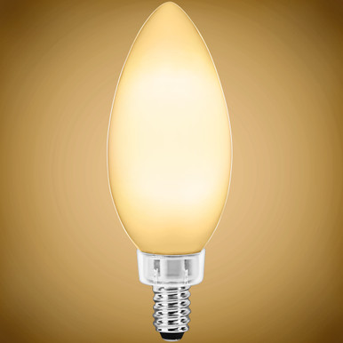 LED FILAMENT CANDLE 3.5W 2700K - OPAL 300LM E12 DIM 80CRI - PLT