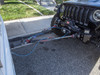 The heavy duty steel tow points allow you to flat tow your Jeep