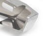 TIG welded end cap provides a seamless fit to the body.