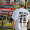 It's Hip To Be Square Jeep YJ Shirt (SS) White