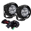 Pair of the Vision X Mini Cannon lights with harness