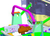 CAD of JK Elite Front Shock Tower Cross Bar