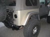 Painted aluminum corner guards on standard wheelbase TJ with factory flares