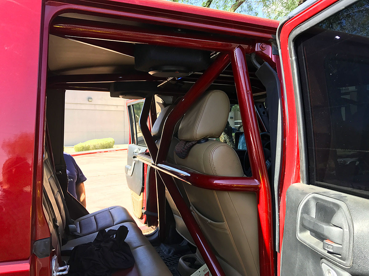 Jeep Wrangler Roll Cage Jeep JK Behind the Seat XBar Jeep Roll Bars