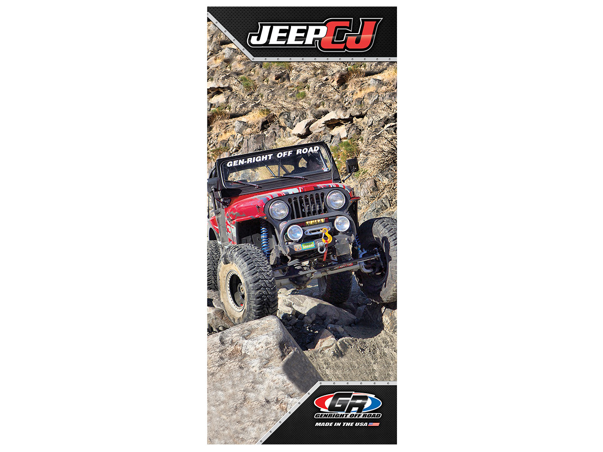 GenRight Jeep CJ Trifold Brochure (Qty of 250) | GenRight Off Road