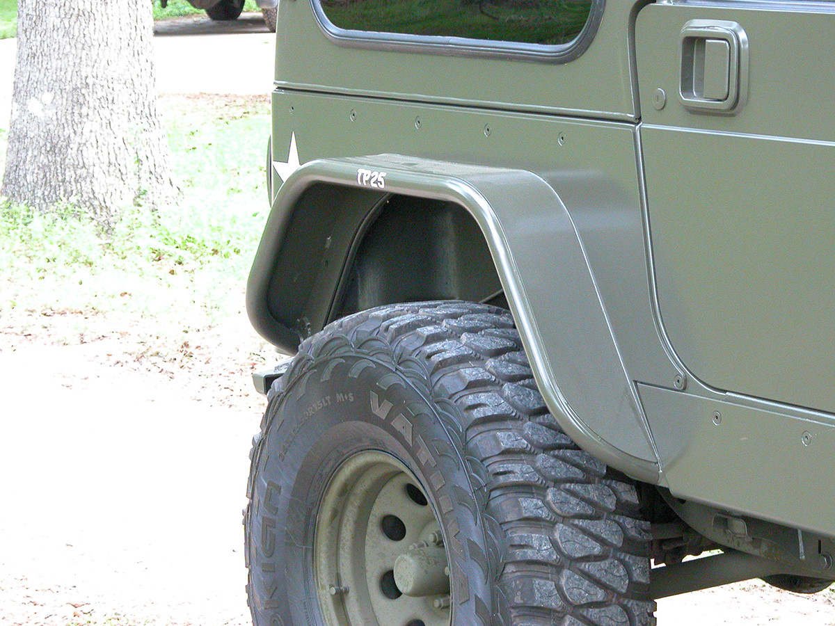 Jeep Wrangler Fender Flares Jeep Flare Rear Tube Fenders 6" Fender Flares