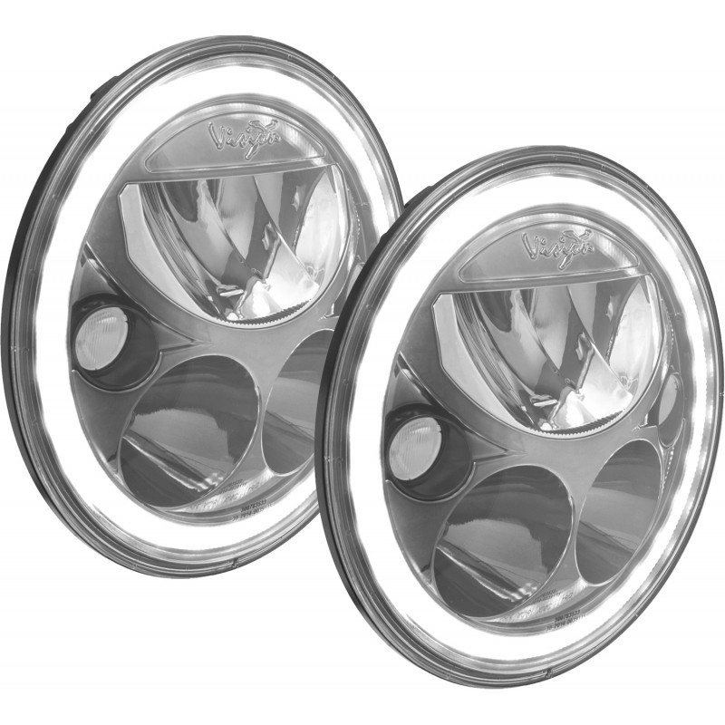 Jeep TJ Headlights | Vision X 7″ VX LED Headlight Pair | GenRight