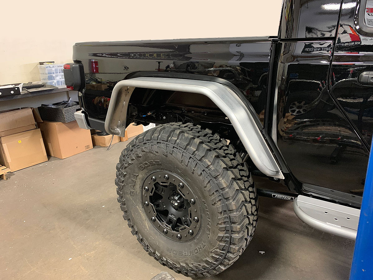Jeep Gladiator Fenders Aluminum JT Rear Tube Fenders