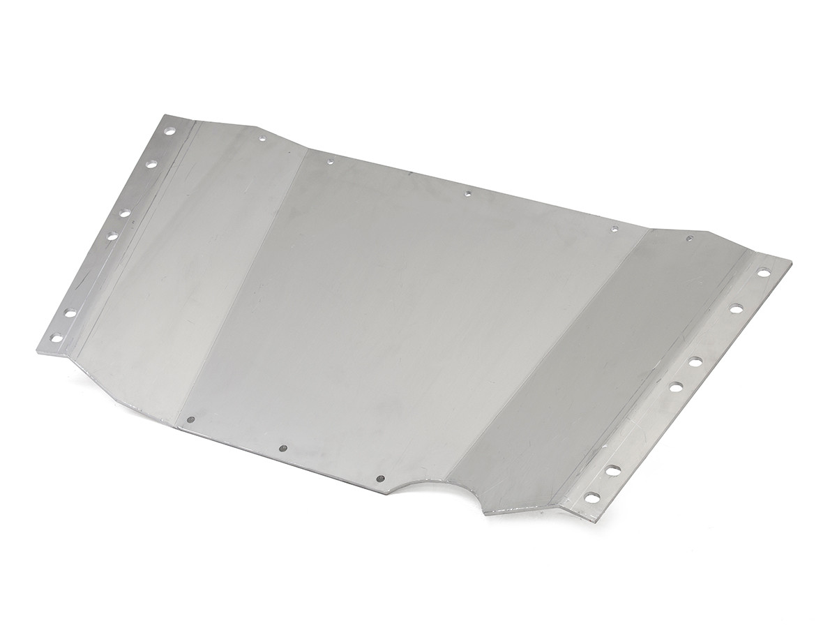 TJ Belly Up Skid Plate - Aluminum | GenRight Jeep Parts