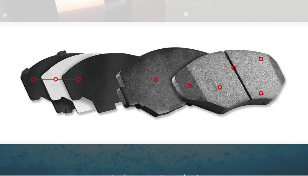 R1 Concepts Jeep JK FRONT Brake Pads, OEp 2551127300