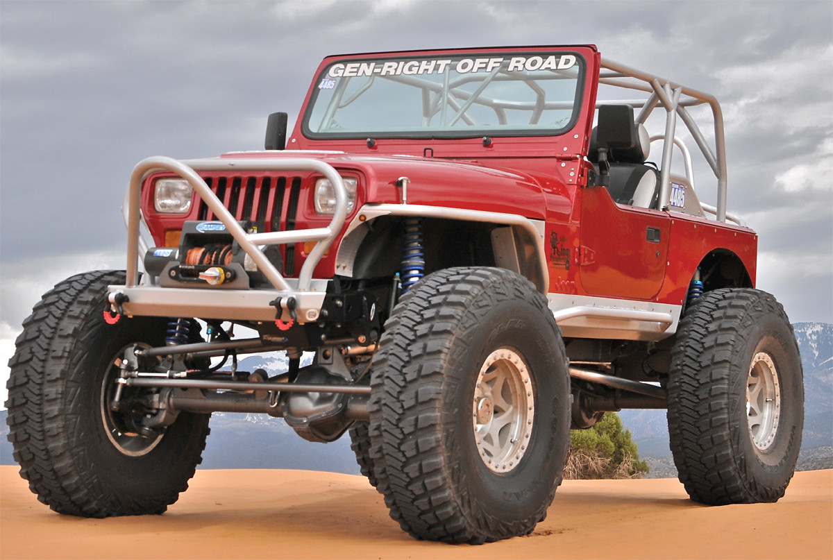 YJ Coilover Conversion Kit | 87-95 Jeep Suspension Upgrade | GenRight ...