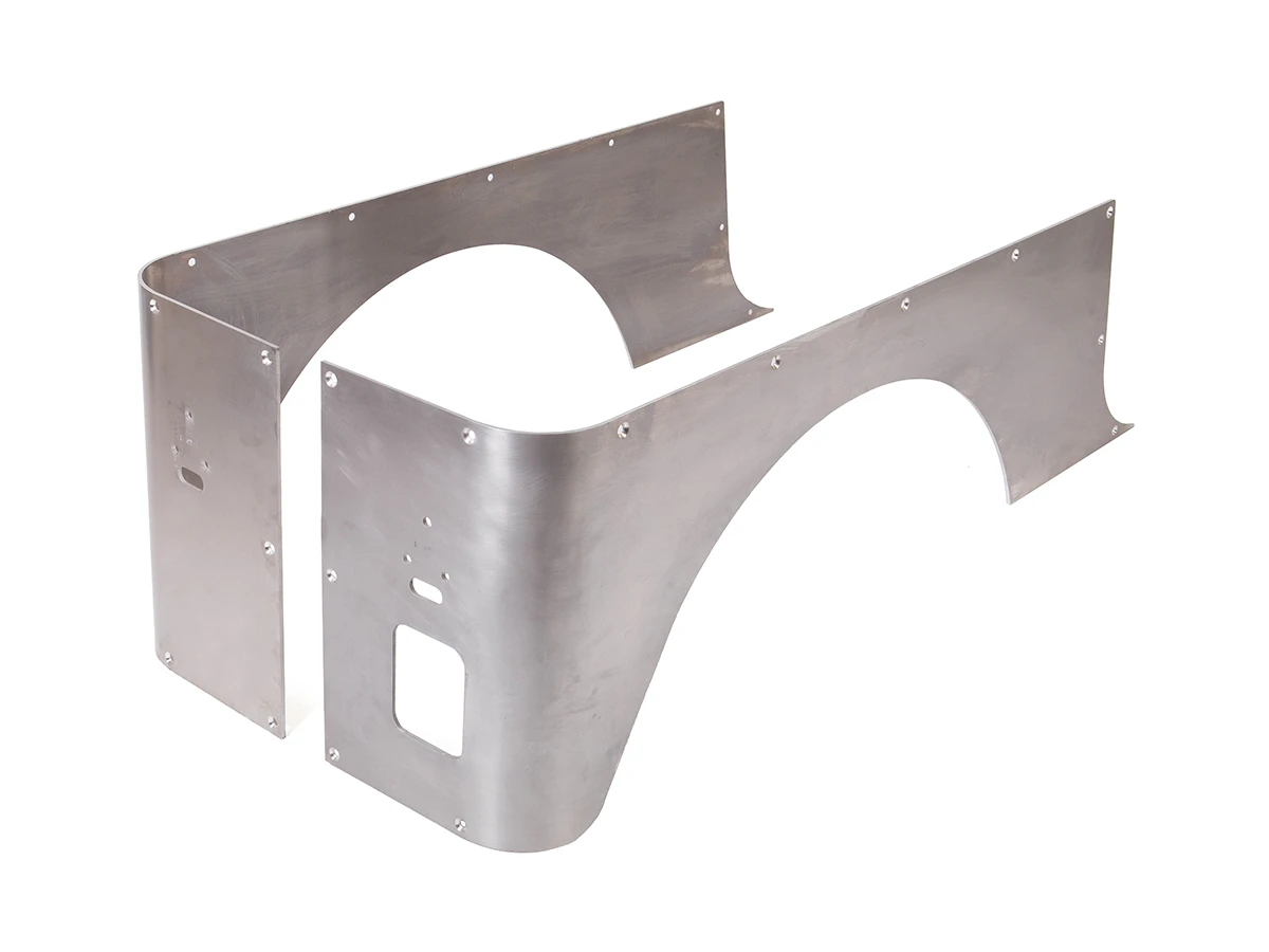 CJ Corner Guard set, Full STRETCH, ALUM | GenRight Jeep Parts