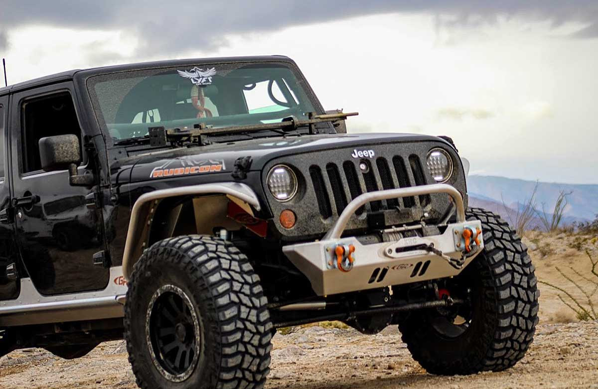 Jeep JK & JKU Aluminum Standard Front & Rear Bumper GenRight Off Road