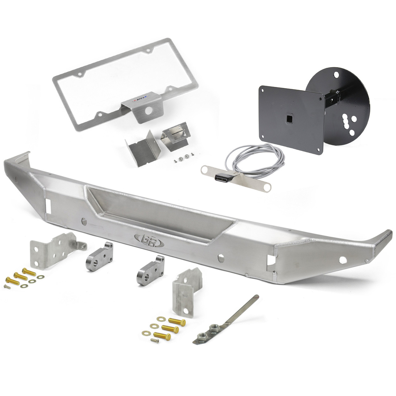 JL Rear Bumper Package | License Plate & Camera Mount Kit