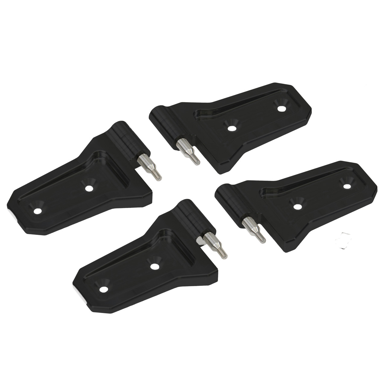 Jeep Wrangler JK Door Hinges - Black | GenRight Jeep Parts